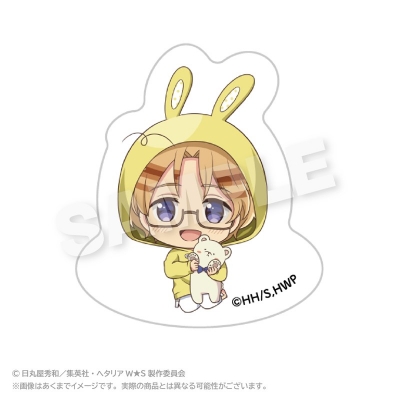 【グッズ-スタンドポップ】ヘタリア World★Stars ゆらゆらアクリルマスコット アニマルパーカーver. カナダ