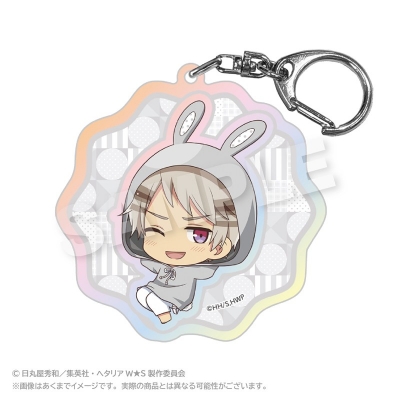 【グッズ-キーホルダー】ヘタリア World★Stars ホログラムキーホルダー アニマルパーカーver. プロイセン
