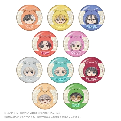 【グッズ-バッチ】WIND BREAKER トレーディングまるめいつ缶バッジ