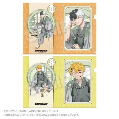 【グッズ-クリアファイル】WIND BREAKER クリアファイルセット 丸窓ver. 桜 遥&楡井 秋彦