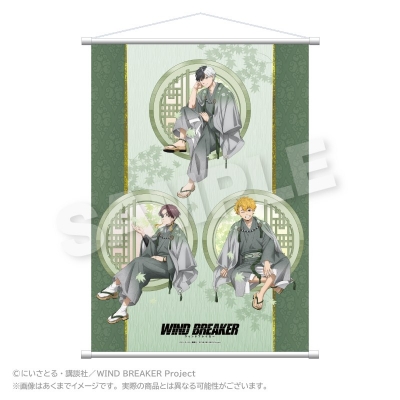 【グッズ-タペストリー】WIND BREAKER B2タペストリー 丸窓ver. A