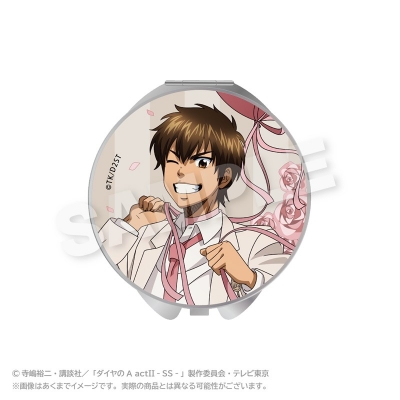 【グッズ-ミラー】TVアニメ『ダイヤのA actⅡ -Second Season-』 コンパクトミラー バルーンスーツver. 沢村 栄純