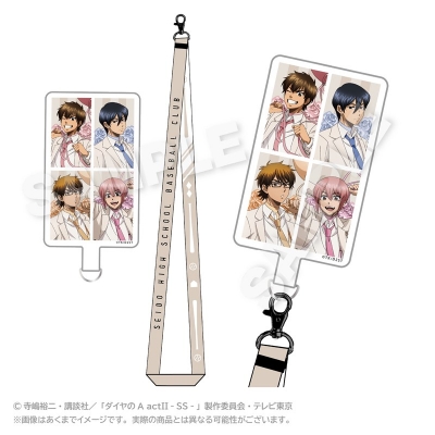 【グッズ-携帯グッズ】TVアニメ『ダイヤのA actⅡ -Second Season-』 フォンタブセット バルーンスーツver.