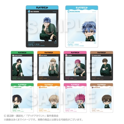 【グッズ-カード】TVアニメ『デッドアカウント』 トレーディングSNS風カード しゃがみこみver.