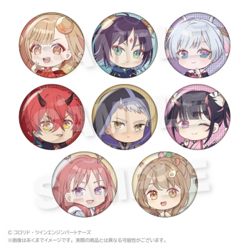 グッズ-バッチ】超かぐや姫！ トレーディングミニキャラ缶バッジ 