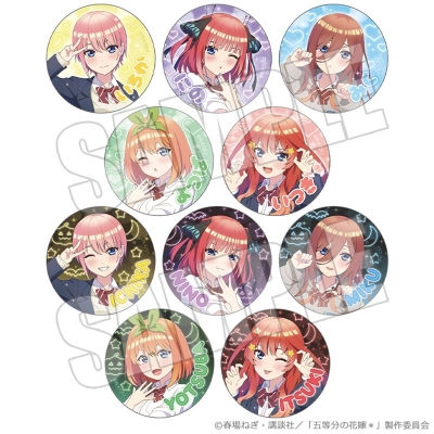 【グッズ-バッチ】五等分の花嫁* トレーディング缶バッジ<Trick or Heart♡>