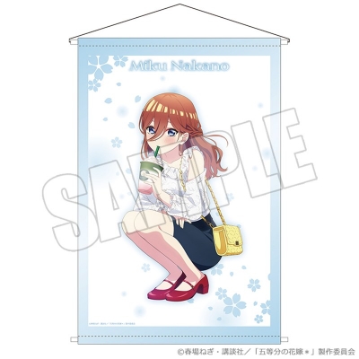 【グッズ-タペストリー】五等分の花嫁* B2タペストリー<花めく彼女と春のひと口 三玖>
