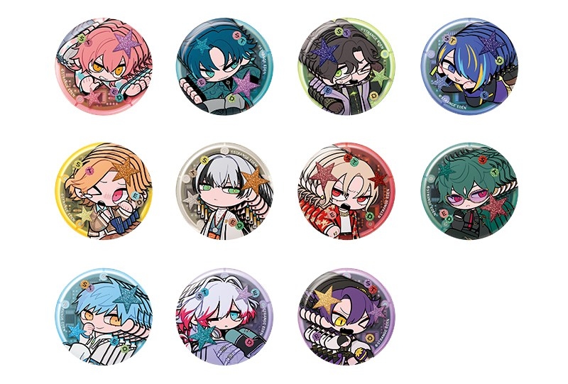 【グッズ-バッチ】STRANGE EDEN ランダムミニキャラホログラム缶バッジ JAM-PACKED ver.