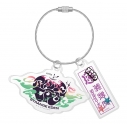 【グッズ-キーホルダー】STRANGE EDEN 2連ワイヤーキーホルダー/紫教区の画像