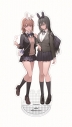 【グッズ-スタンドポップ】クーデレバニーガールとのイチャあまASMR~お客様だけどあなたは特別~ 葵ちゃん&夏芽先輩 アクリルスタンド【アニメイト限定】の画像