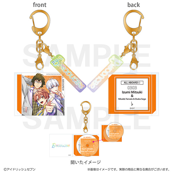 【グッズ-キーホルダー】アイドリッシュセブン 16PRODUCERS　CD風キーホルダー　和泉三月