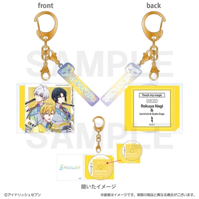 【グッズ-キーホルダー】アイドリッシュセブン 16PRODUCERS CD風キーホルダー 六弥ナギ