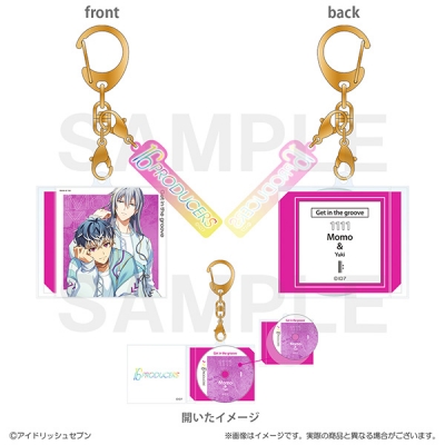 【グッズ-キーホルダー】アイドリッシュセブン 16PRODUCERS CD風キーホルダー 百