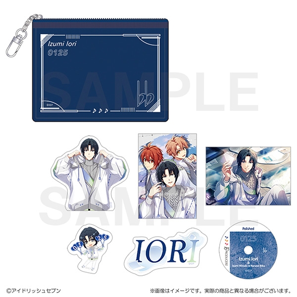 【グッズ-ステッカー】アイドリッシュセブン 16PRODUCERS　クリアポーチ付きステッカーセット　和泉一織