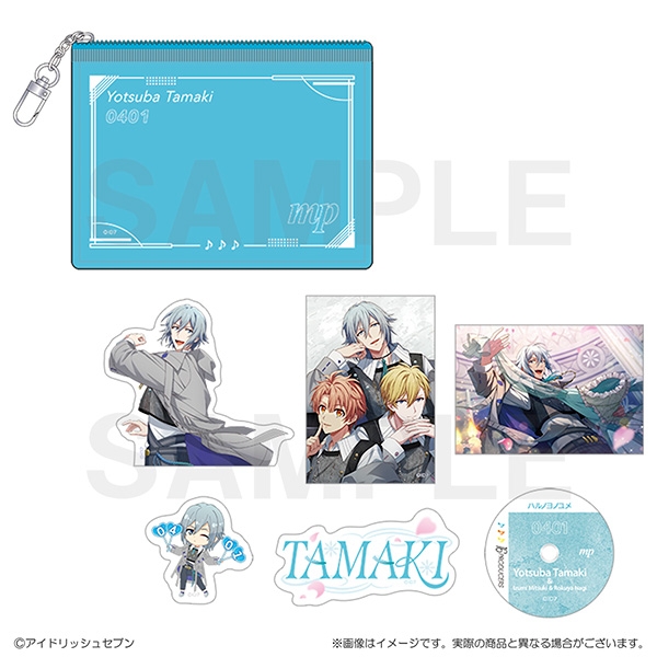 【グッズ-ステッカー】アイドリッシュセブン 16PRODUCERS　クリアポーチ付きステッカーセット　四葉環