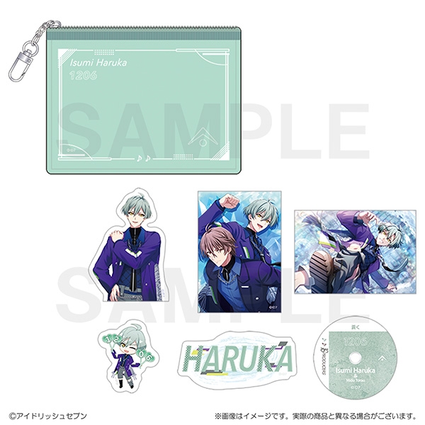 【グッズ-ステッカー】アイドリッシュセブン 16PRODUCERS　クリアポーチ付きステッカーセット　亥清悠