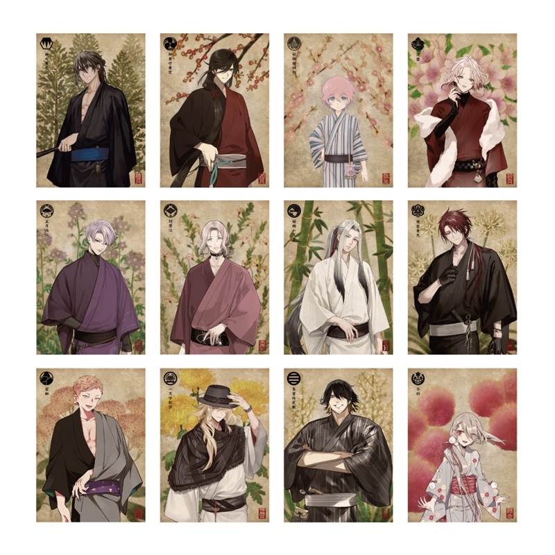 グッズ-ポストカード】刀剣乱舞ONLINE 華こよみ絵巻 第六弾 絵葉書集 