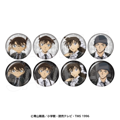 【グッズ-バッチ】名探偵コナン キャラバッジコレクション(モノクローム2)全8種