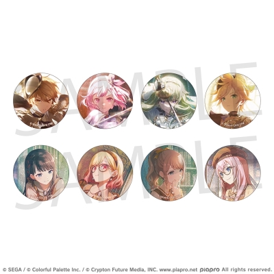 【グッズ-バッチ】プロジェクトセカイ カラフルステージ! feat. 初音ミク グリッター缶バッジ イベントイラストコレクション vol.48 B