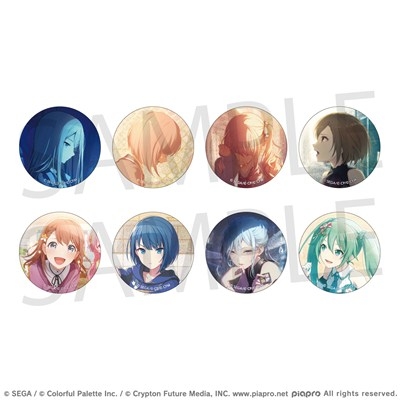 【グッズ-バッチ】プロジェクトセカイ カラフルステージ! feat. 初音ミク グリッター缶バッジ イベントイラストコレクション vol.49 A