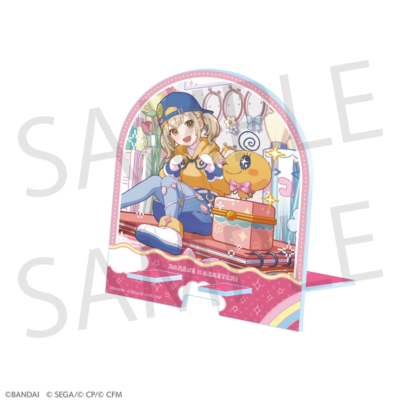 【グッズ-スタンドポップ】プロジェクトセカイ カラフルステージ！ feat. 初音ミク×たまごっち アクリルスマホスタンド  小豆沢 こはね×めめっち