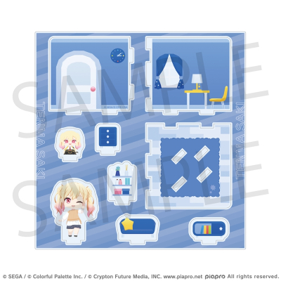 【グッズ-スタンドポップ】プロジェクトセカイ カラフルステージ! feat. 初音ミク マイセカイ アクリルルームジオラマ きらめく流星ルームシリーズ 天馬 咲希