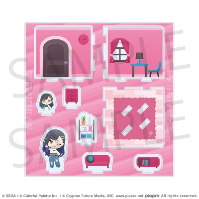 【グッズ-スタンドポップ】プロジェクトセカイ カラフルステージ! feat. 初音ミク マイセカイ アクリルルームジオラマ 鮮やかなユニゾンルームシリーズ 白石 杏