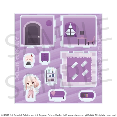 【グッズ-スタンドポップ】プロジェクトセカイ カラフルステージ! feat. 初音ミク マイセカイ アクリルルームジオラマ ひび割れたハートルームシリーズ 暁山 瑞希