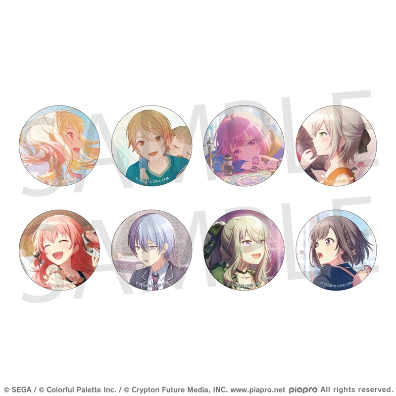 【グッズ-バッチ】プロジェクトセカイ カラフルステージ！ feat. 初音ミク グリッター缶バッジコレクション vol.9 A