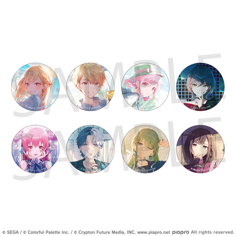 【グッズ-バッチ】プロジェクトセカイ カラフルステージ！ feat. 初音ミク グリッター缶バッジコレクション vol.10 A