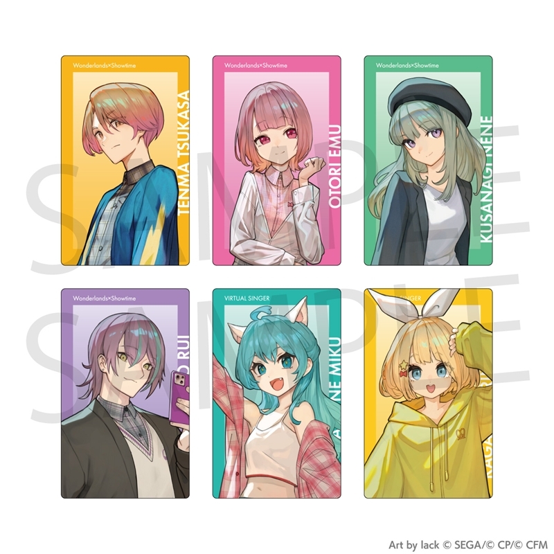 【グッズ-カード】プロジェクトセカイ カラフルステージ！ feat. 初音ミク イラストレーターコラボ ePick card series クリアver.［ワンダーランズ×ショウタイム］