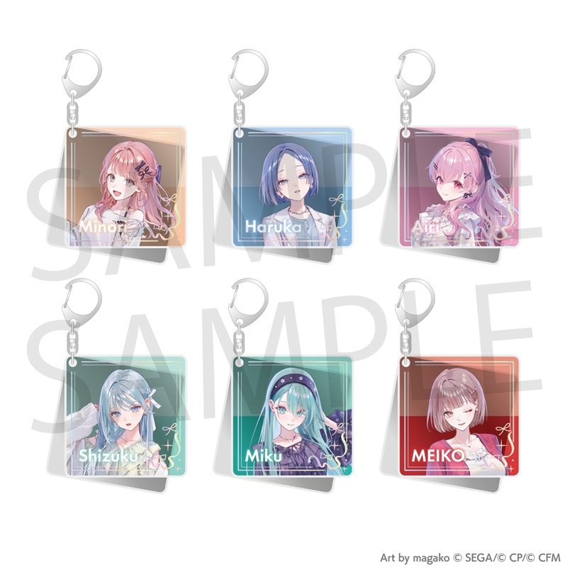 【グッズ-キーホルダー】プロジェクトセカイ カラフルステージ！ feat. 初音ミク イラストレーターコラボ ミラーアクリルキーホルダーコレクション［MORE MORE JUMP！］