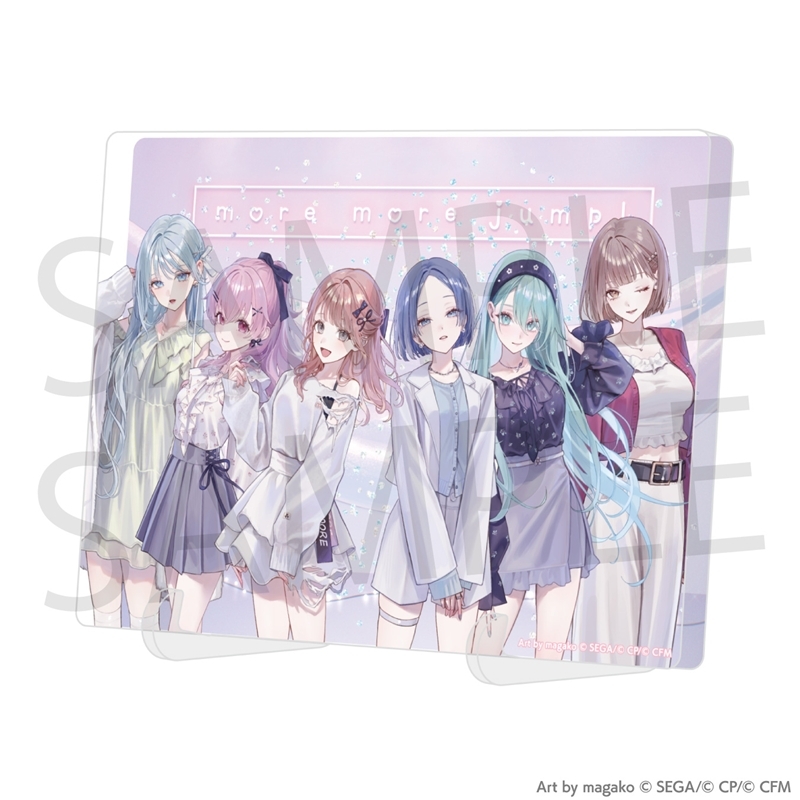 【グッズ-置きもの】プロジェクトセカイ カラフルステージ！ feat. 初音ミク イラストレーターコラボ グリッターアクリルパネル［MORE MORE JUMP！］