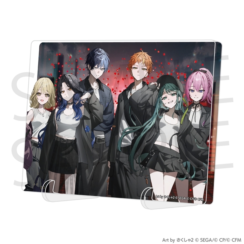 【グッズ-置きもの】プロジェクトセカイ カラフルステージ！ feat. 初音ミク イラストレーターコラボ グリッターアクリルパネル［Vivid BAD SQUAD］