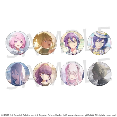【グッズ-バッチ】プロジェクトセカイ カラフルステージ! feat. 初音ミク グリッター缶バッジ イベントイラストコレクション vol.53 B