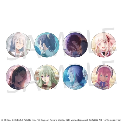 【グッズ-バッチ】プロジェクトセカイ カラフルステージ! feat. 初音ミク グリッター缶バッジ イベントイラストコレクション vol.55 C