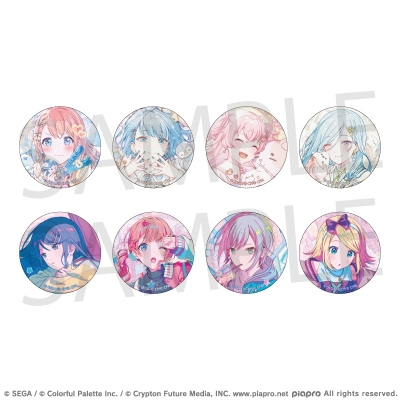 【グッズ-バッチ】プロジェクトセカイ カラフルステージ! feat. 初音ミク グリッター缶バッジ イベントイラストコレクション vol.56 B