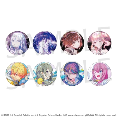 【グッズ-バッチ】プロジェクトセカイ カラフルステージ! feat. 初音ミク グリッター缶バッジ イベントイラストコレクション vol.56 C