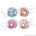 【グッズ-バッチ】プロジェクトセカイ カラフルステージ! feat. 初音ミク コネクトライブ GO Hoppin' Parade ホログラム缶バッジセット Aの画像