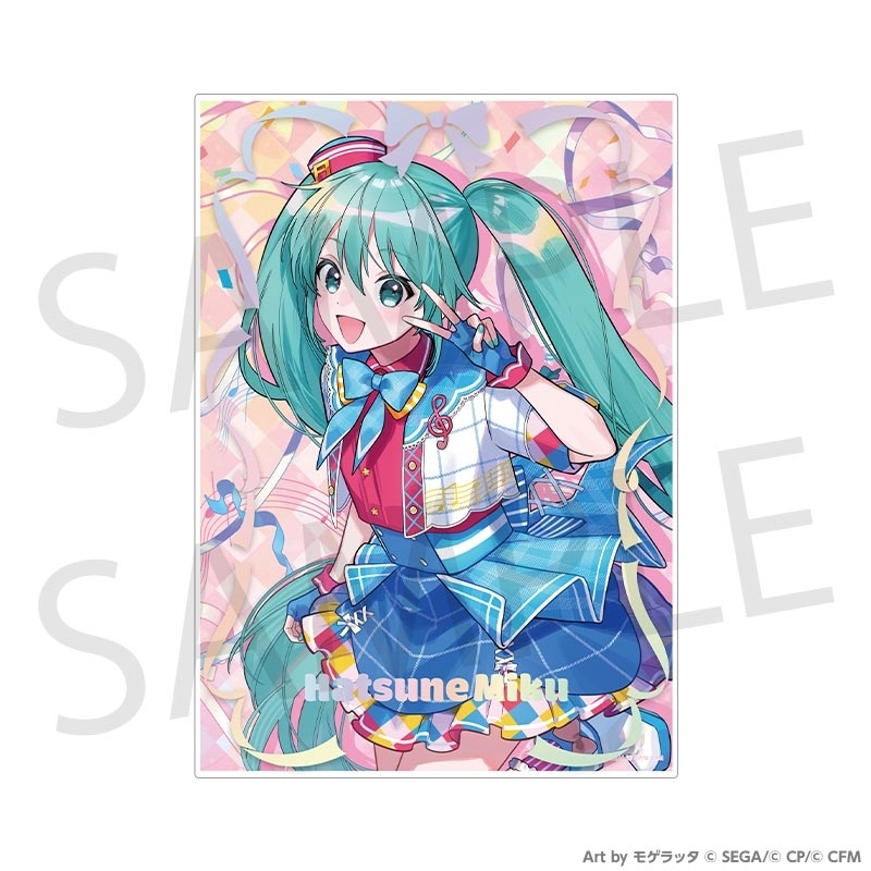 【グッズ-ボード】プロジェクトセカイ カラフルステージ！ feat. 初音ミク コネクトライブ GO Hoppin' Parade クリアケース入りビジュアルアート 初音ミク