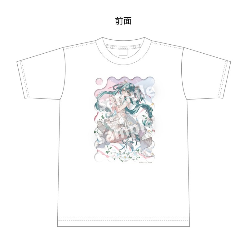 【Goods - T-shirt】Hatsune Miku × Start Flowers T-shirt