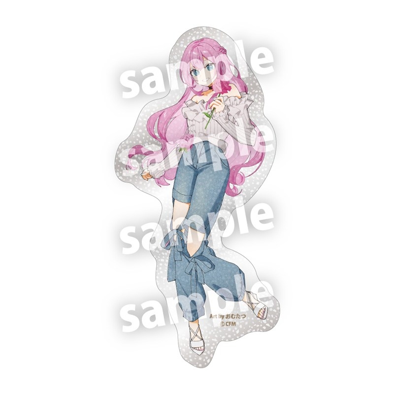 【Goods - Sticker】Hatsune Miku Hatsune Miku × Start Flowers Sticker Rose Megurine Luka