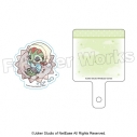 【グッズ-セットもの】Identity V 第五人格幼稚園~おひるねタイム~ フォンタブ&ステッカーセット Vol.2 魔トカゲの画像