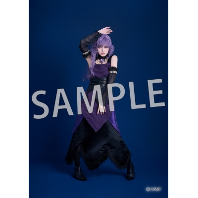 【グッズ-ブロマイド】舞台『魔法使いの約束』きみに花を、空に魔法を 前編 ブロマイド25バイオレット/野本ほたる