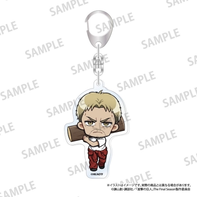 【グッズ-キーホルダー】進撃の巨人 アクリルキーホルダー ライナー・ブラウン(ミニキャラ)(DIY)