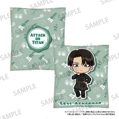 【グッズ-クッション】進撃の巨人 クッション リヴァイ・アッカーマン(ミニキャラ)(DIY)