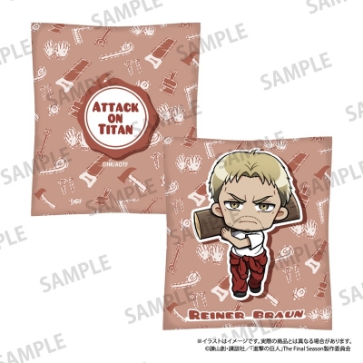 【グッズ-クッション】進撃の巨人 クッション ライナー・ブラウン(ミニキャラ)(DIY)
