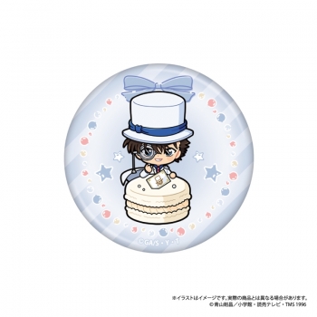 グッズ-バッチ】名探偵コナン 丸型缶バッジ 怪盗キッドSD（マカロン 