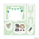 【グッズ-スタンドポップ】逆転裁判 アクリルスタンドプレート08/夕神 迅&番 轟三(ぽてぬいアート)の画像