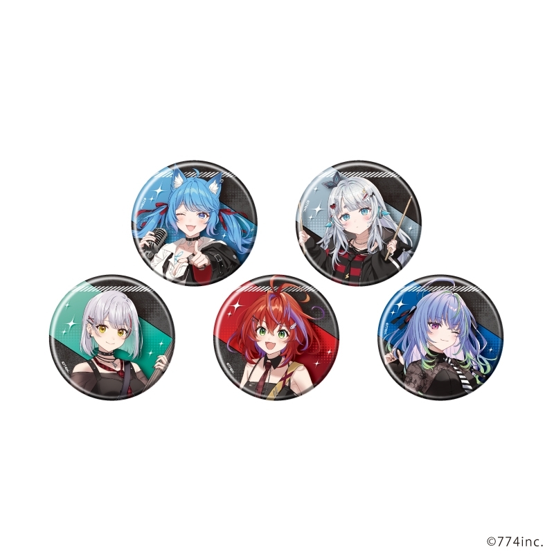 【グッズ-バッチ】ななしいんく 缶バッジ03/ブラインド(全5種)(描き起こしイラスト)